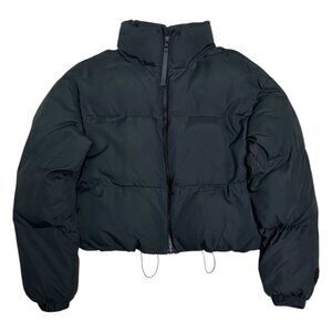 FABLETICS Cropped Designer Winter Puffer Parka Bomber Jacket Womens XS